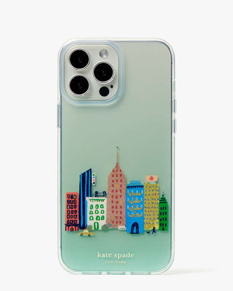Kate Spade,City Skyline iPhone 13 Pro Max Case,Multi