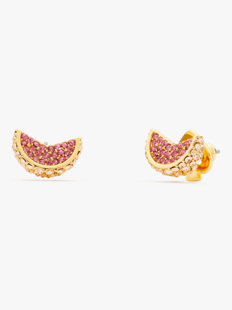 Kate Spade,Fruit Salad Pave Grapefruit Studs,