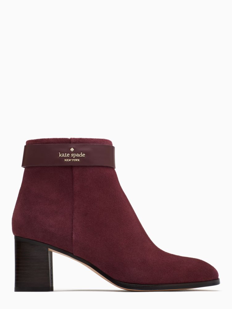 Kate Spade,morgan booties,50%,Cherrywood