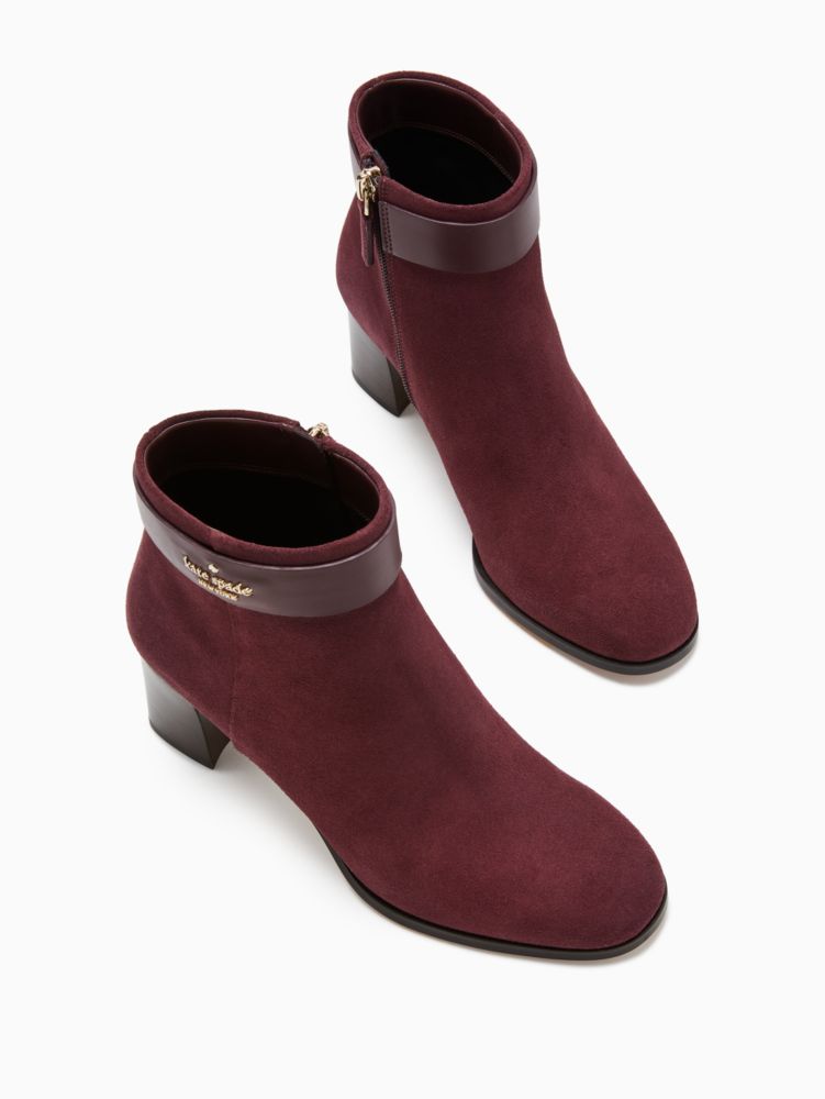 Kate Spade,morgan booties,50%,Cherrywood