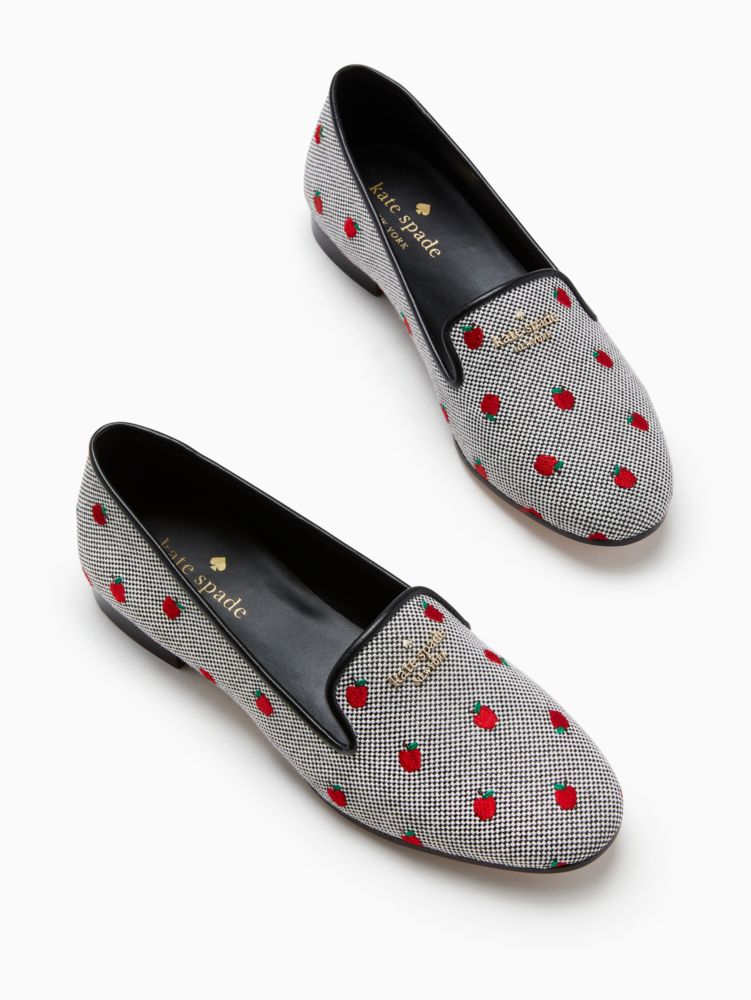 Kate Spade,クラウディア,シューズ,グレー/レッドアップル