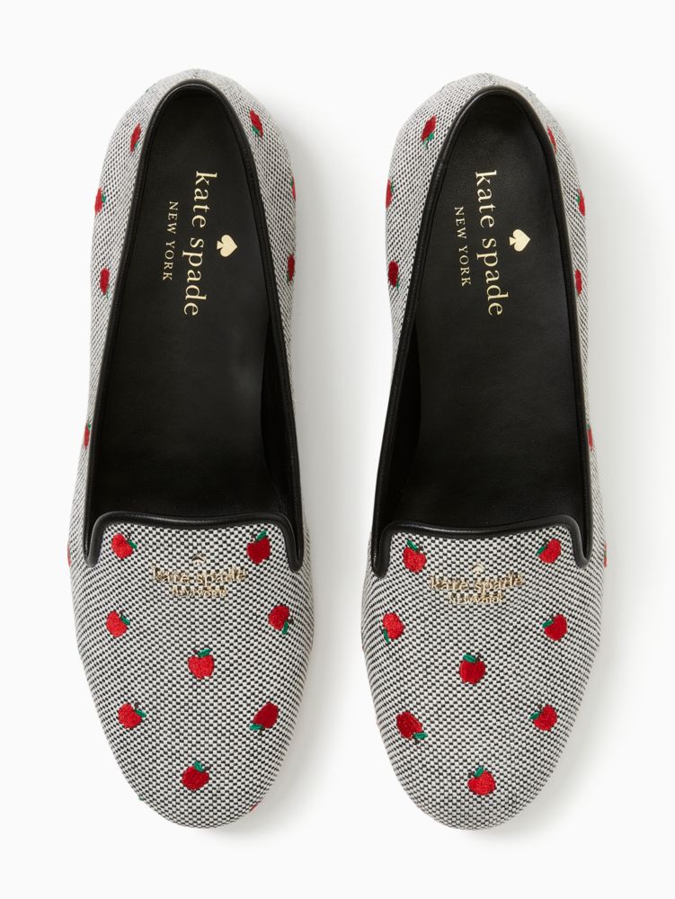 Kate Spade,クラウディア,シューズ,グレー/レッドアップル
