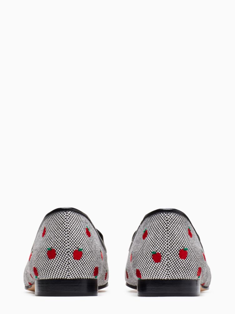 Kate Spade,クラウディア,シューズ,グレー/レッドアップル