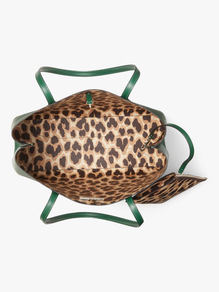 Kate spade leopard on sale tote