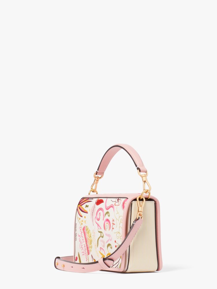 Kate Spade,Storyteller Secret Garden Embroidered 3d Book Crossbody,