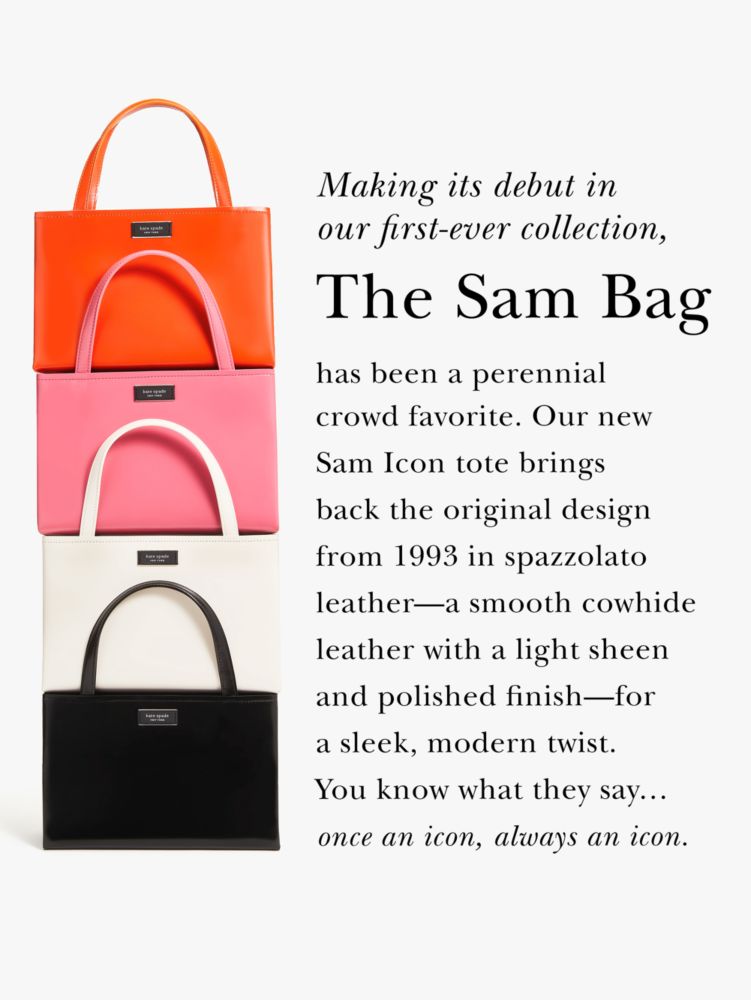 Sam Icon Leather Small Tote