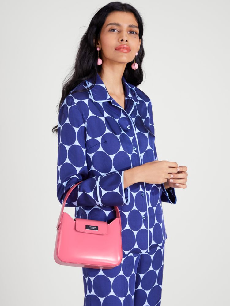 Kate Spade,Sam Icon Leather Mini Hobo Bag,