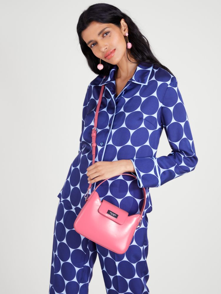 Kate Spade,Sam Icon Leather Mini Hobo Bag,