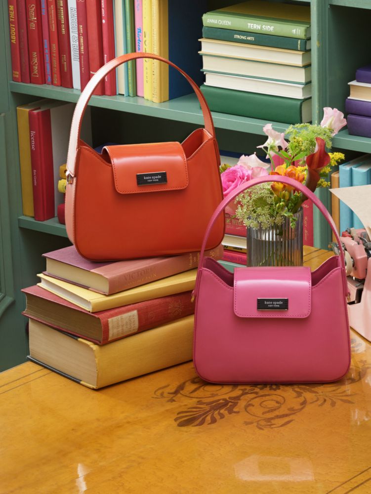Kate Spade,Sam Icon Leather Mini Hobo Bag,