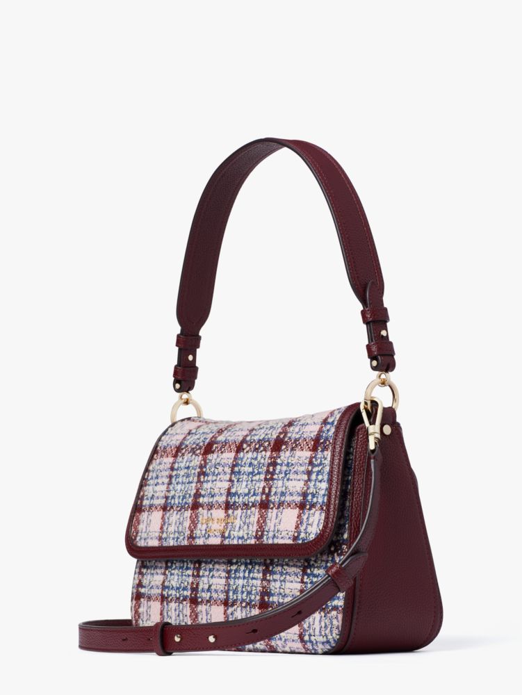 Hudson Tweed Medium Convertible Shoulder Bag