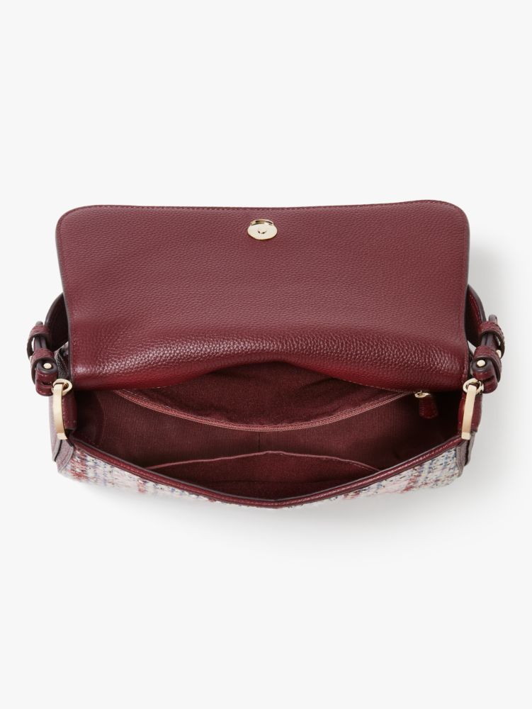 Kate Spade,Hudson Tweed Medium Convertible Shoulder Bag,