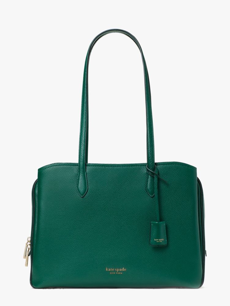 Kate Spade,Hudson Large Work Tote,Large,Arugula