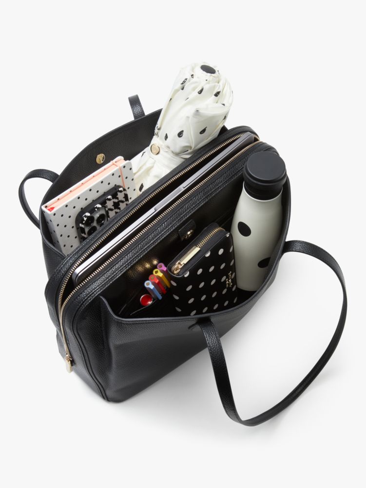 Kate Spade,ハドソン ラージ ワーク トート,トートバッグ,ﾃﾞｨｰﾌﾟｼﾞｪｲﾄﾞ
