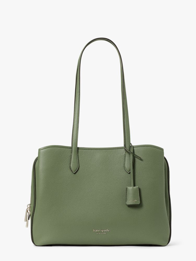 Hudson Pebbled Leather Tote Bag