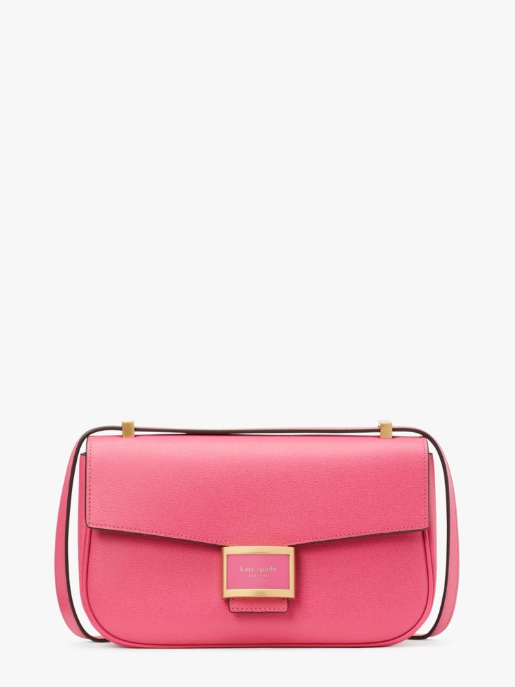 Kate Spade,Katy Medium Convertible Shoulder Bag,Leather,Shoulder Bag,Logo,Shoulder Guard,Day Party,