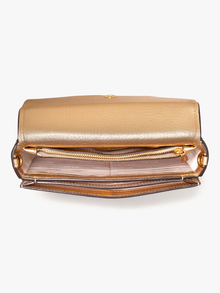 Morgan Metallic Flap Chain Wallet | Kate Spade New York