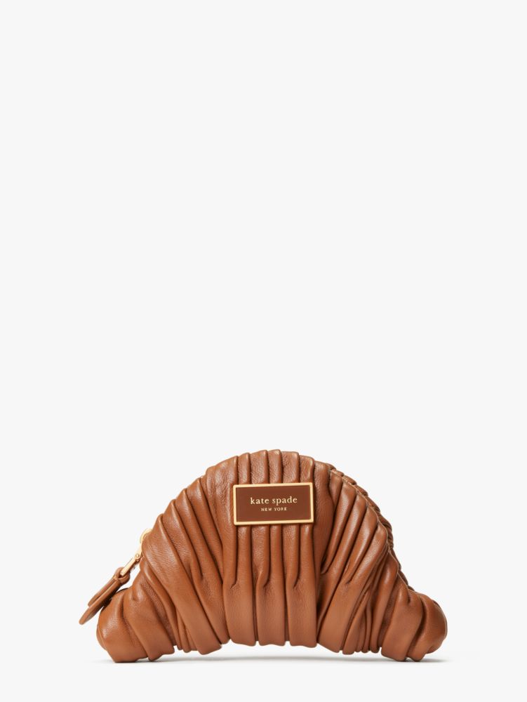 Patisserie Pleated 3d Croissant Coin Purse | Kate Spade New York