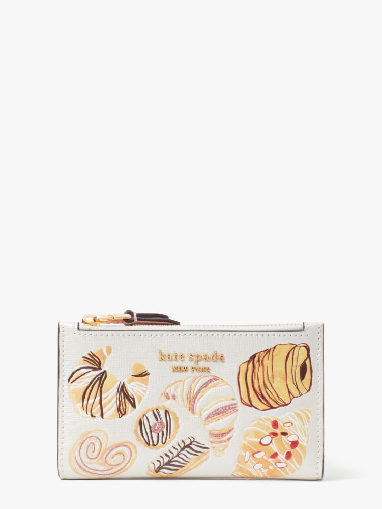 Kate Spade,Patisserie Small Slim Bifold Wallet,