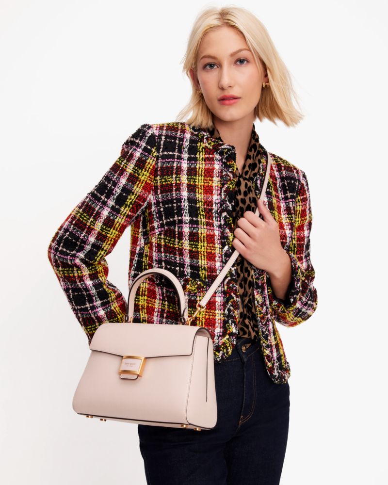 Kate Spade,Katy Medium Top-Handle Bag,Medium,Antique Pink