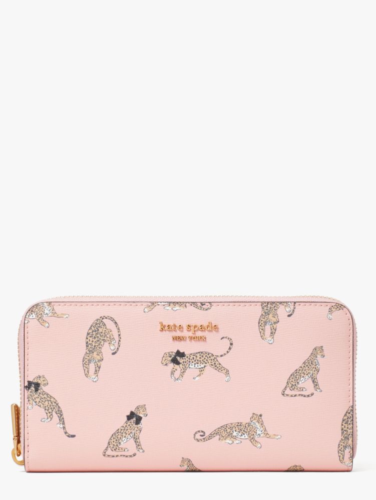 Kate spade best sale leopard wallet