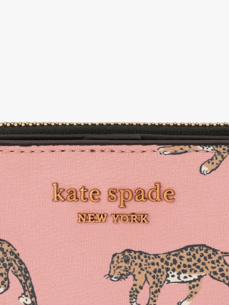 Kate Spade New York Morgan Leopard Small Compact Wallet