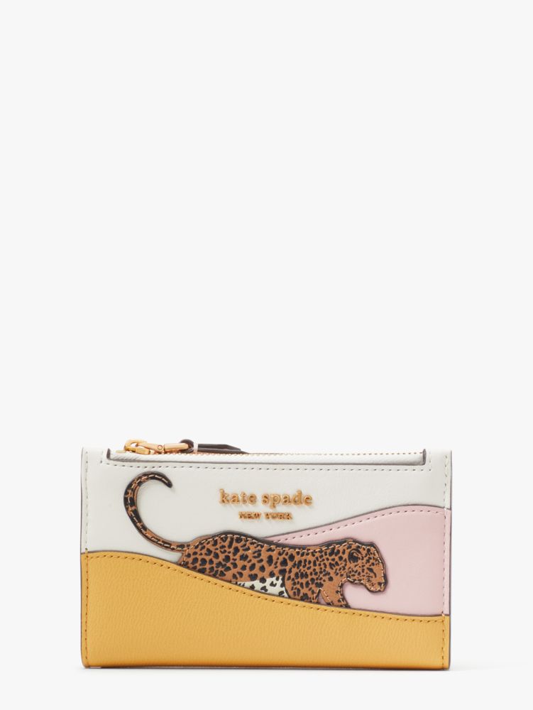 Kate spade discount leopard print wallet