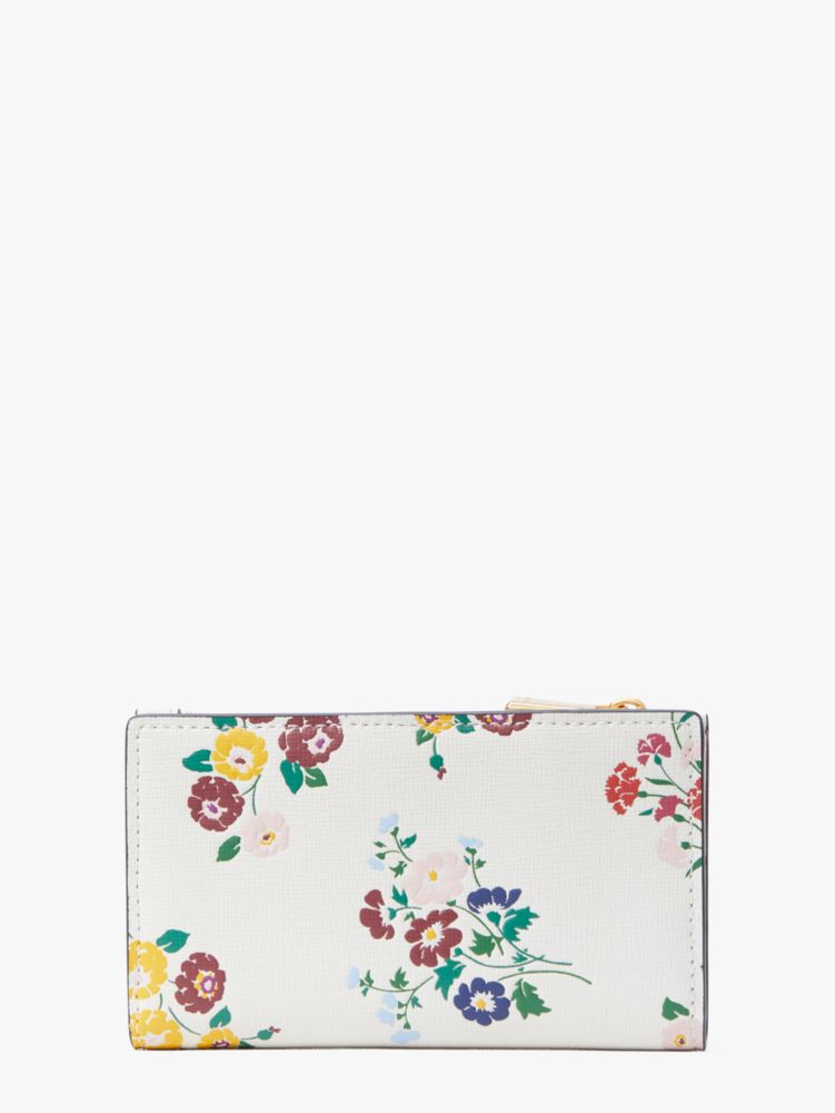 Kate Spade,morgan floral small slim bifold wallet,