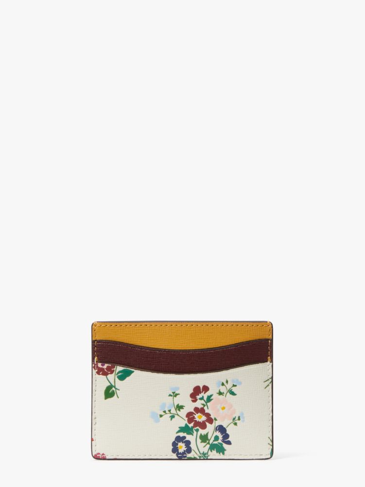 Kate Spade,Morgan Bouquet Toss Embossed Cardholder,