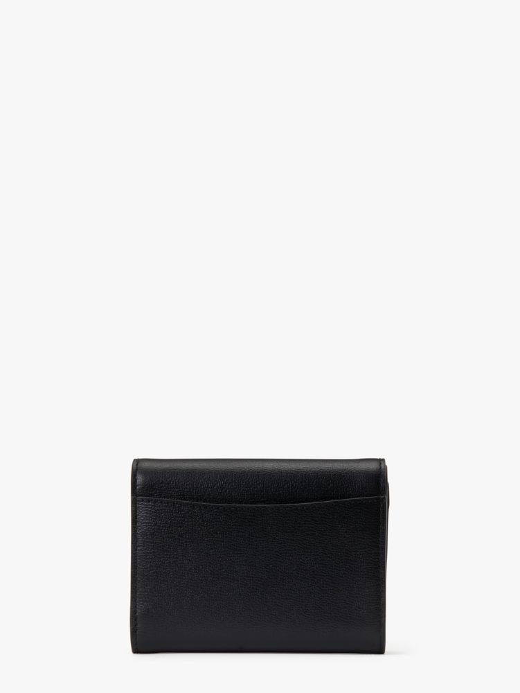 Kate Spade,Katy Bifold Flap Wallet,Black