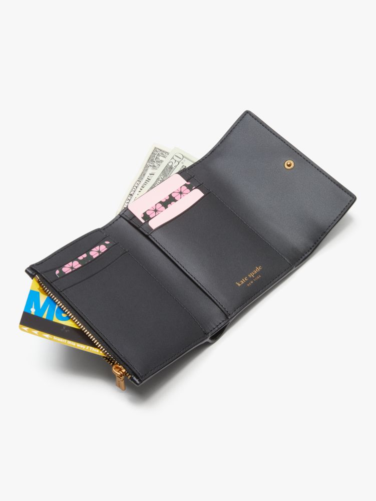 Vertical wallet - 3 flaps - Leather