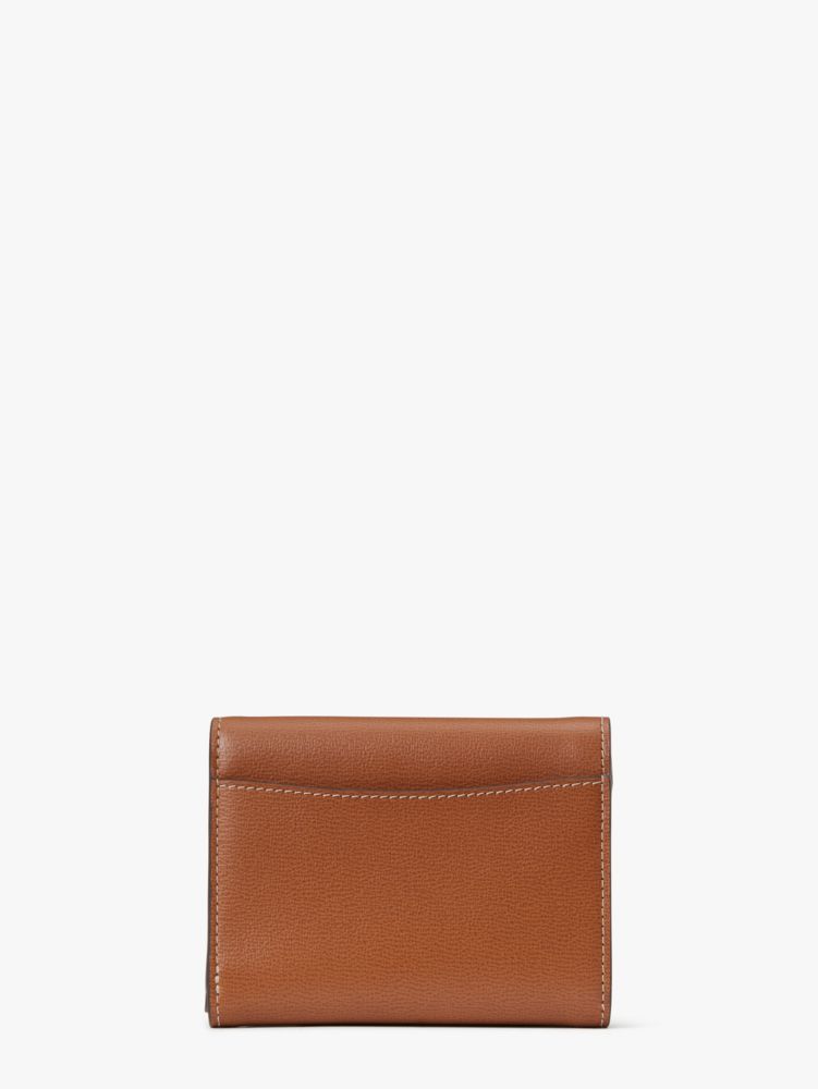 Kate Spade,Katy Bifold Flap Wallet,Allspice Cake