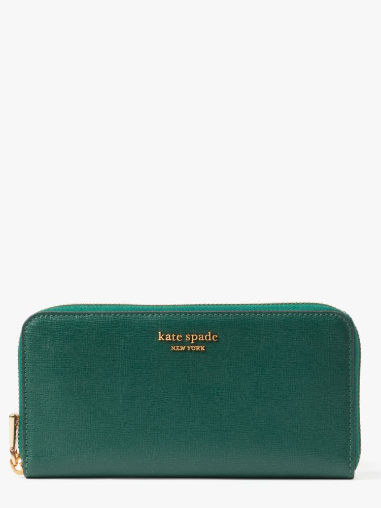 新品 ケイトスペード kate spade 長財布(ラウンドファスナー) レオパード ジップ アラウンド コンチネンタル ウォレット マルチ