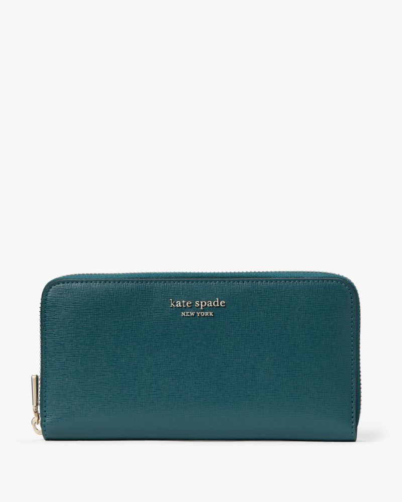 Kate Spade レザー 長財布 モーガン コンチネンタル ジップアラウンド