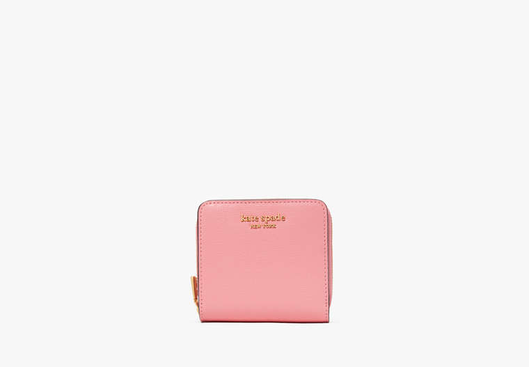Kate Spade,Morgan Small Compact Wallet,Salmon Pink