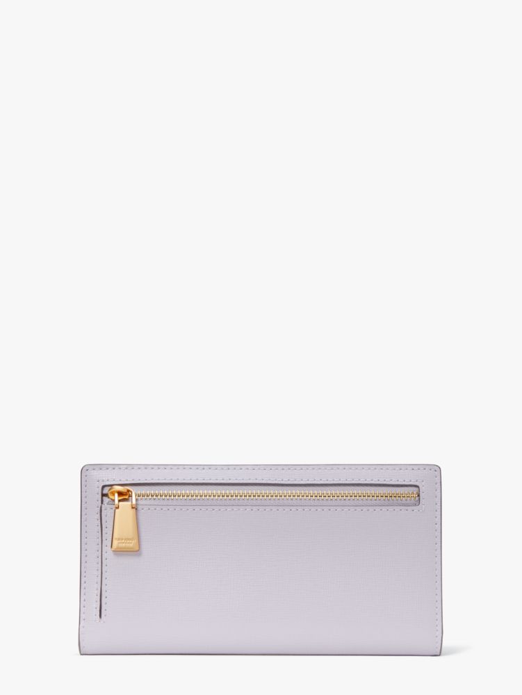 Kate Spade,Morgan Slim Bifold Wallet,Lavender Cream