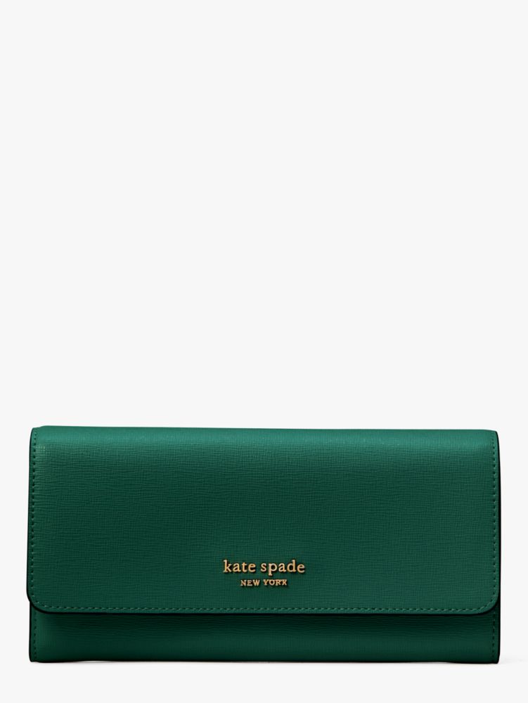 Kate Spade,モーガン フラップ コンチネンタル ウォレット,ﾃﾞｨｰﾌﾟｼﾞｪｲﾄﾞ