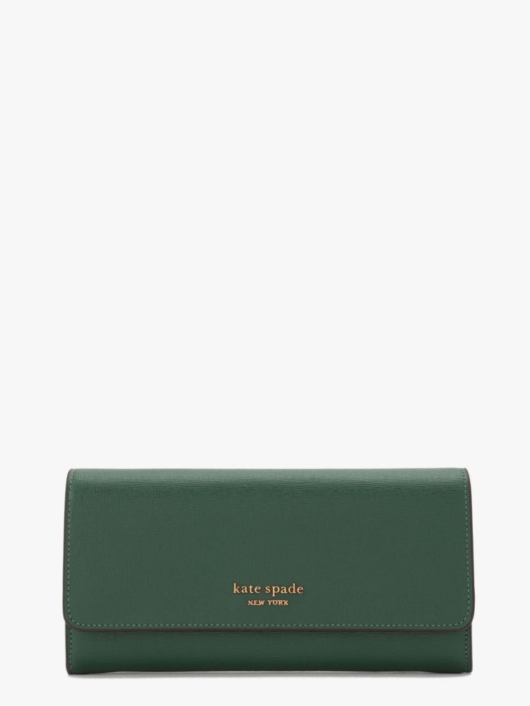 Kate Spade,モーガン フラップ コンチネンタル ウォレット,ﾃﾞｨｰﾌﾟｼﾞｪｲﾄﾞ