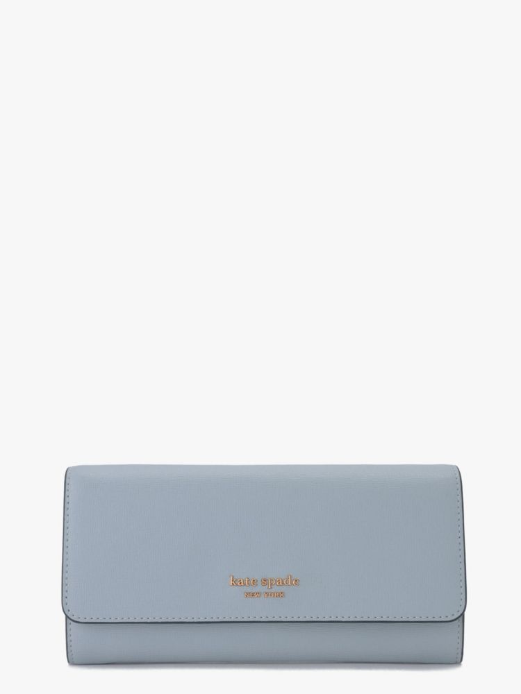 Kate Spade,モーガン フラップ コンチネンタル ウォレット,長財布,ｵｰｼｬﾝﾌｫｸﾞ