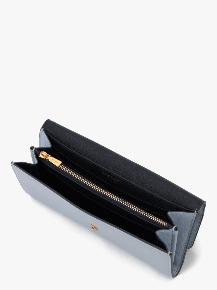 Kate Spade,モーガン フラップ コンチネンタル ウォレット,長財布,ｵｰｼｬﾝﾌｫｸﾞ