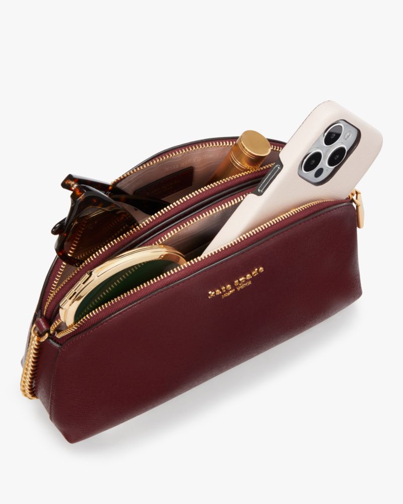 Kate Spade,Morgan Double-zip Dome Crossbody,