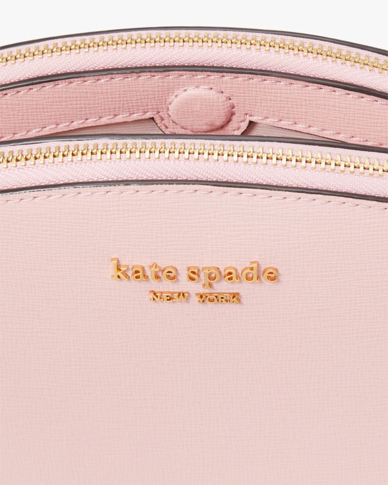 Kate Spade New York Serene Pink Spencer Double-Zip Leather