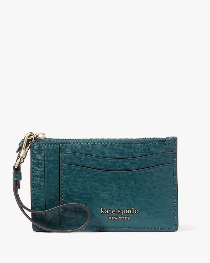 Kate Spade New York Morgan Zebra Print Coin Card Case Wristlet (Black  Multi) Handbags - Yahoo Shopping