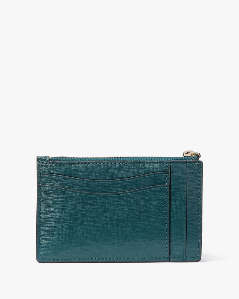 Kate Spade,Morgan Card Case Wristlet,Artesian Green