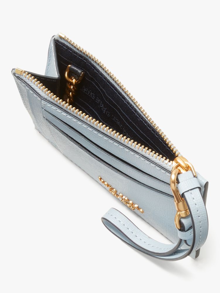 Kate Spade,Morgan Card Case Wristlet,Harmony Blue