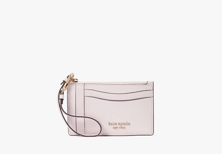 Kate Spade,Morgan Card Case Wristlet,Casual,Shimmer Pink