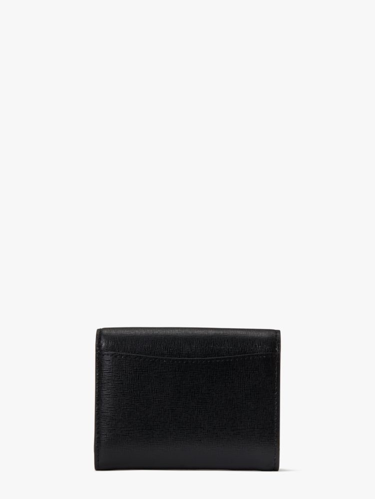 KATE SPADE Morgan Flap Continental Wallet For Women (Black, OS)