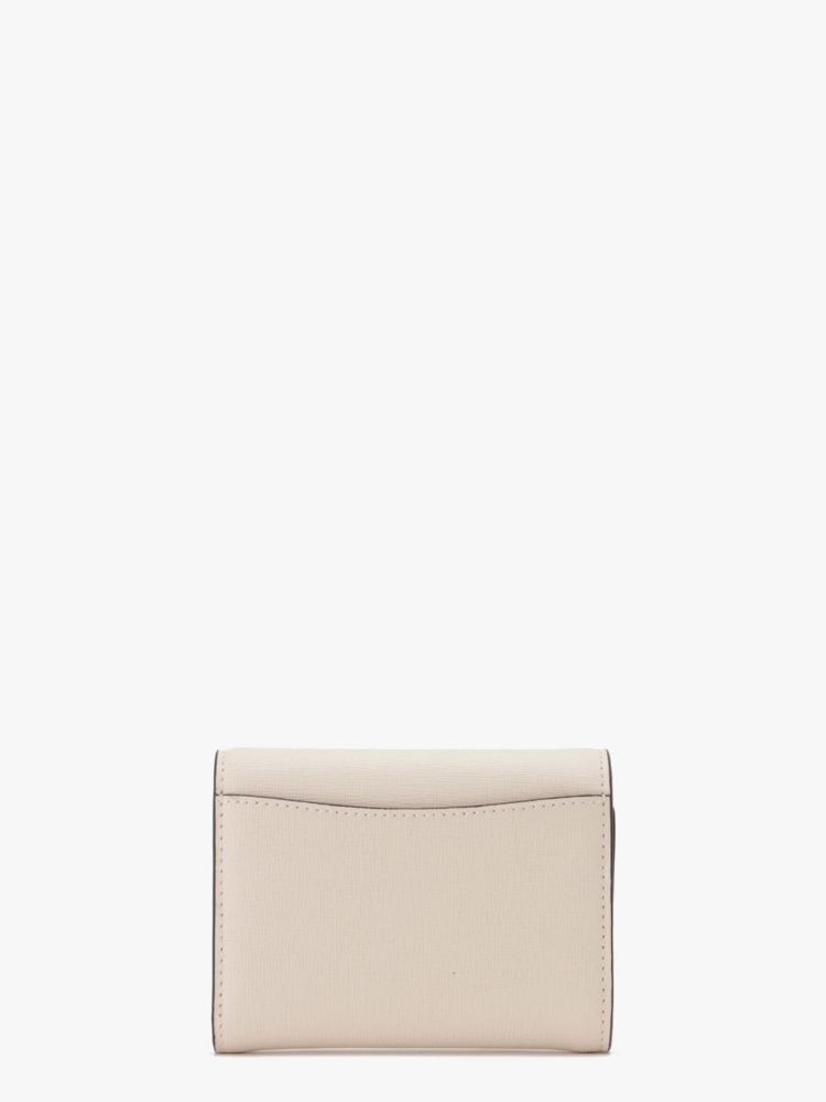 Kate Spade,モーガン バイフォールド フラップ ウォレット,羊皮紙｡