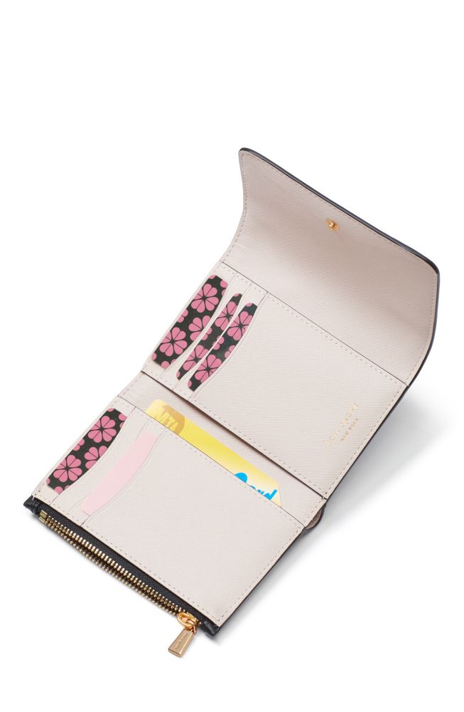 Kate Spade,モーガン バイフォールド フラップ ウォレット,ﾃﾞｨｰﾌﾟｼﾞｪｲﾄﾞ