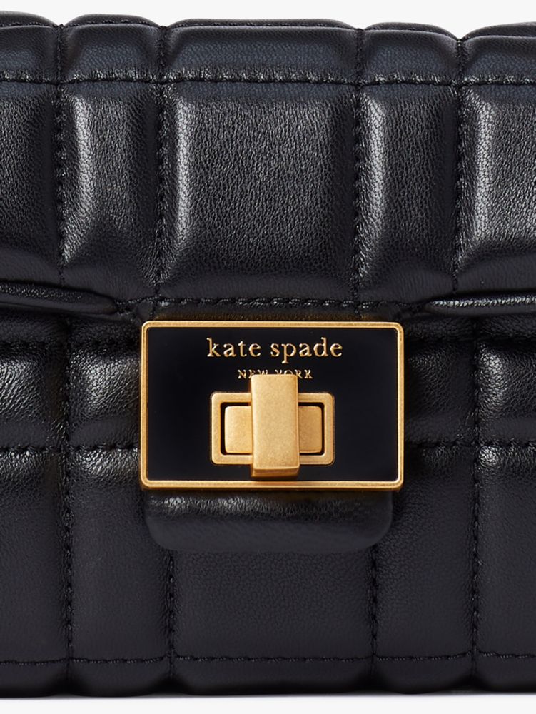 Kate spade best sale black quilted crossbody