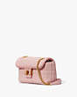 Kate Spade,Evelyn Quilted Small Shoulder Crossbody,Small,Evening,Pink Dune